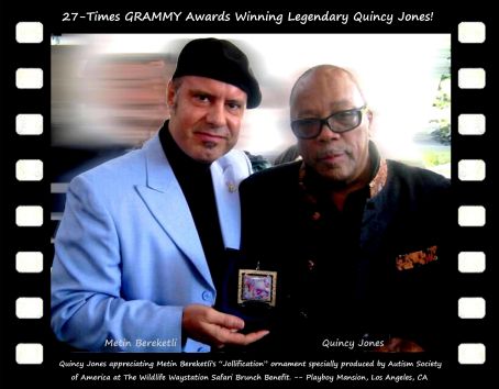 27-Times GRAMMY Awards Winning Legendary  Quincy Jones appreciating Metin Bereketli's 
