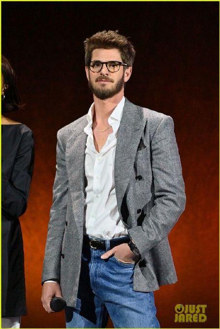 Andrew Garfield Presenting 'After the Hunt' at CinemaCon 2025