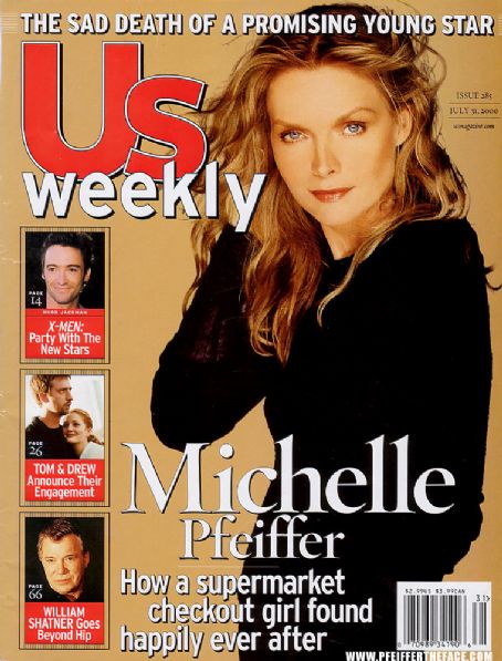 Michelle Pfeiffer, US Weekly Magazine 31 July 2000 Cover Photo - United ...