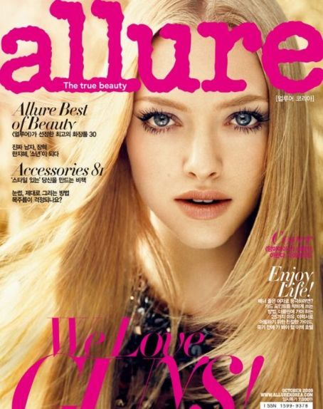 Amanda Seyfried, Allure Magazine October 2009 Cover Photo - South Korea