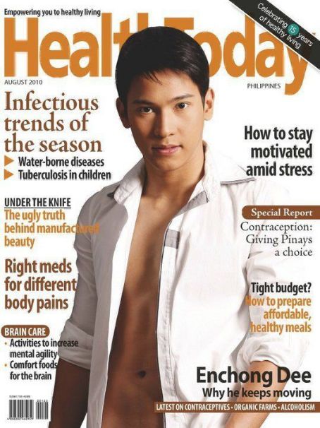 Enchong Dee - Health Today Magazine Cover [Philippines] (August 2010)