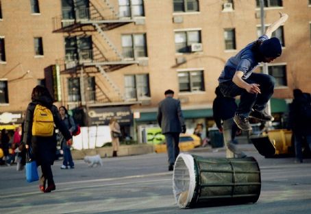 Street skateboarding