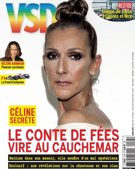Céline Dion, VSD Magazine 22 March 2023 Cover Photo - France