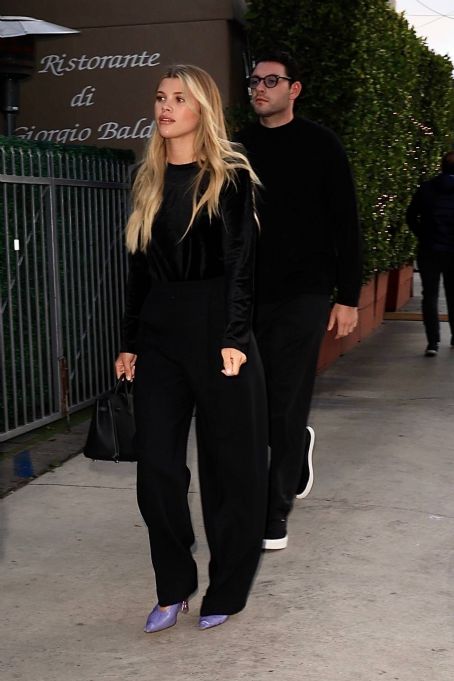 Sofia Richie – With Elliot Grainge on a date night in Santa Monica