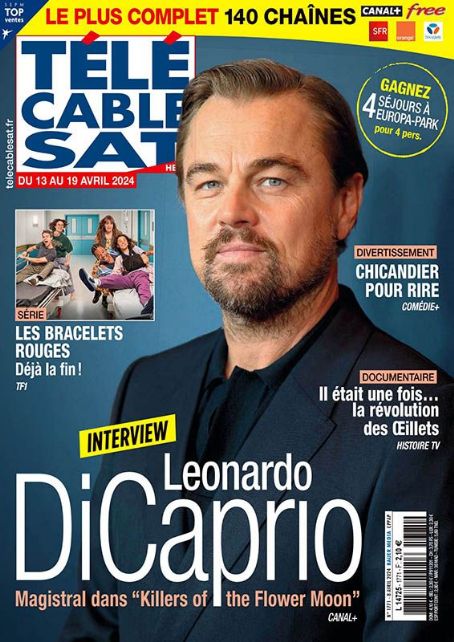 Leonardo DiCaprio - Télé Cable Satellite Magazine Cover [France] (13 April 2024)
