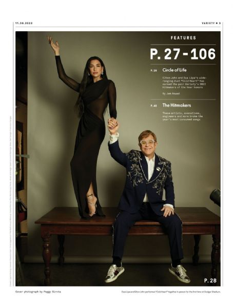 Dua Lipa - Variety Magazine Pictorial [United States] (30 November 2022)