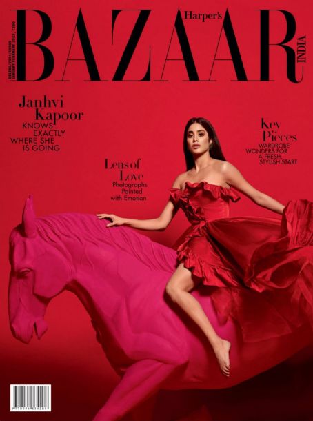 Janhvi Kapoor Harpers Bazaar Magazine January 2023 Cover Photo India