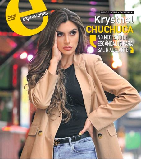 Krysthel Chuchuca, Expresiones Magazine 14 October 2020 Cover Photo ...