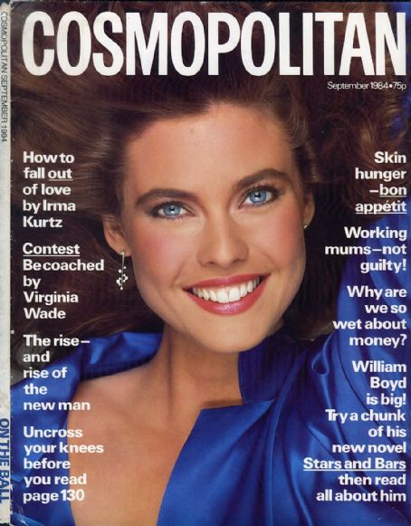 Carol Alt, Cosmopolitan Magazine September 1984 Cover Photo - United ...