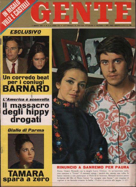 Laura Efrikian And Gianni Morandi Magazine Cover Photos List Of Magazine Covers Featuring Laura Efrikian And Gianni Morandi Famousfix