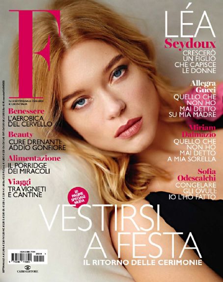 Léa Seydoux - F Magazine Cover [Italy] (12 April 2022)