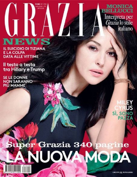 Monica Bellucci - Grazia Magazine Cover [Italy] (28 September 2016)