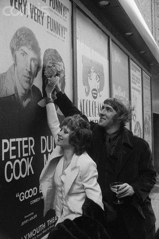 Peter Cook and Judy Huxtable