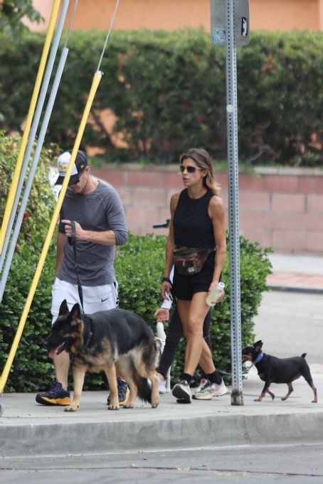 Elisabetta Canalis – Walk with her dogs in Beverly Hills | Elisabetta