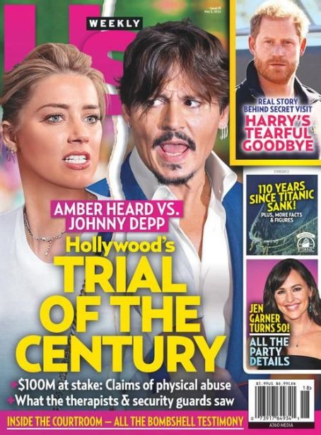Amber Heard and Johnny Depp - US Weekly Magazine Cover [United States] (2 May 2022)
