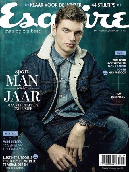 Max Verstappen, Esquire Magazine January 2017 Cover Photo - Netherlands
