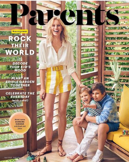 Karolina Kurkova - Parents Magazine Cover [United States] (May 2020)