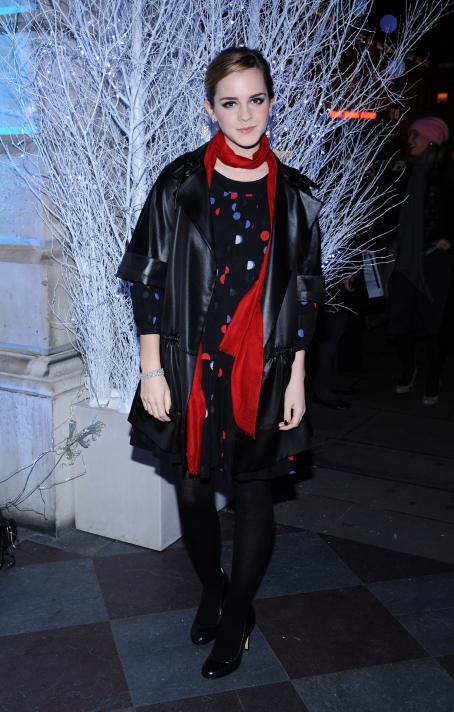 Emma Watson - VIP Opening Night For Somerset House Ice Rink In London - November 2008