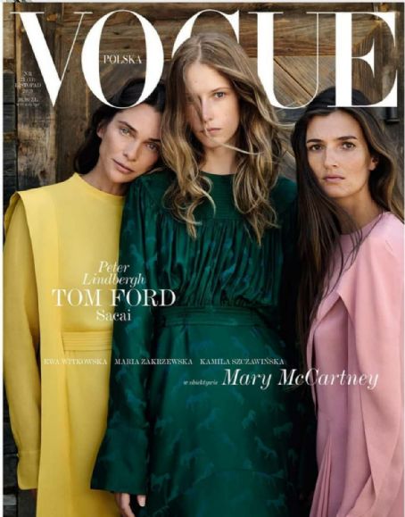 Ewa Witkowska, Kamila Szczawinska, Maria Zakrzewska, Vogue Magazine ...