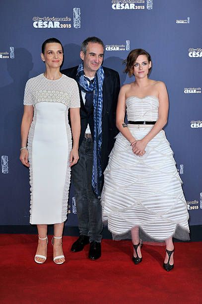 Juliette Binoche, Olivier Assayas and Kristen Stewart - La nuit des Césars (2015)
