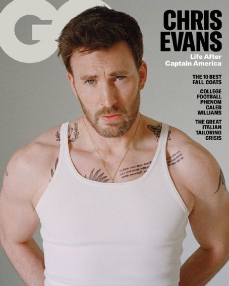 Chris Evans Gq Magazine October 2023 Cover Photo United States