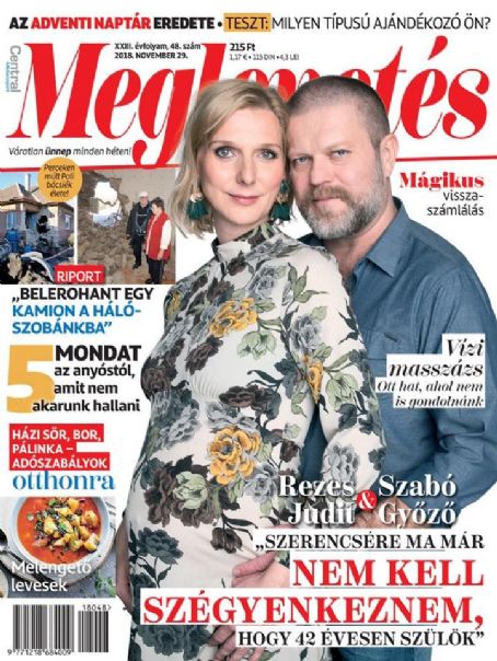 Gyozo Szabo and Judit Rezes - Meglepetés Magazine Cover [Hungary] (29 November 2018)