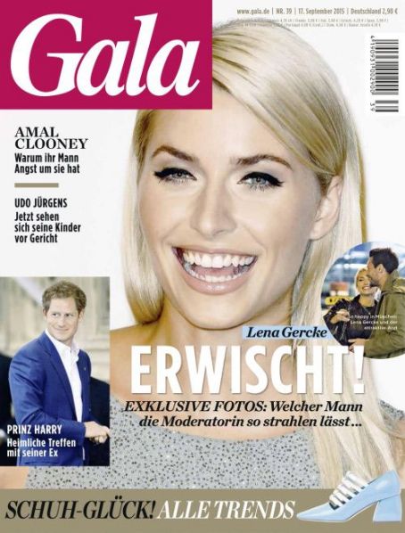 Lena Gercke, Gala Magazine 17 September 2015 Cover Photo - Germany