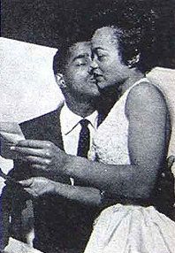 Sammy Davis, Jr. and Eartha Kitt