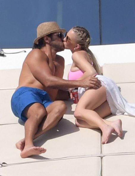Sydney Sweeney – In a bikini with her boyfriend Jonathan Davino in Capri