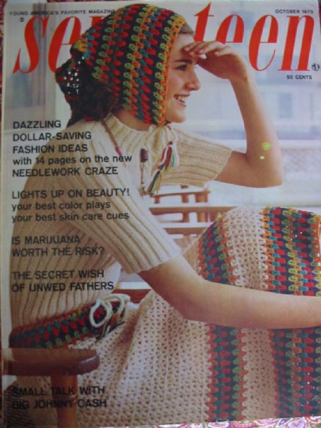 Bonnie Lysohir - Seventeen Magazine Cover [United States] (October 1970)