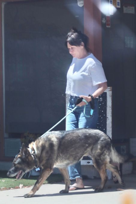 Shannen Doherty Out with Her Dog up in Calabasas
