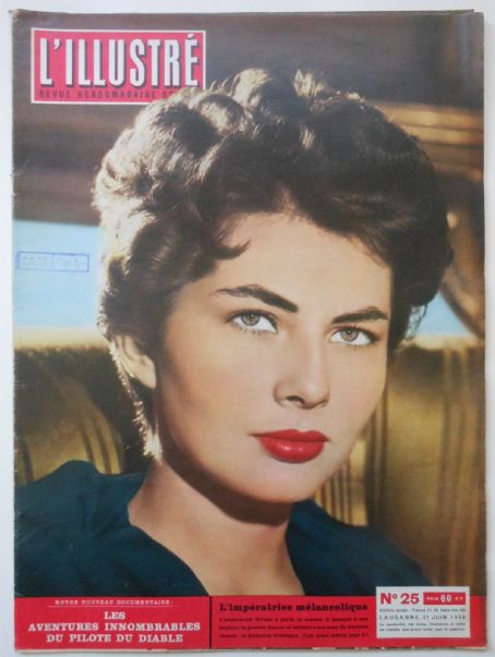 Princess Soraya, L´illustré Magazine 21 June 1956 Cover Photo - Switzerland