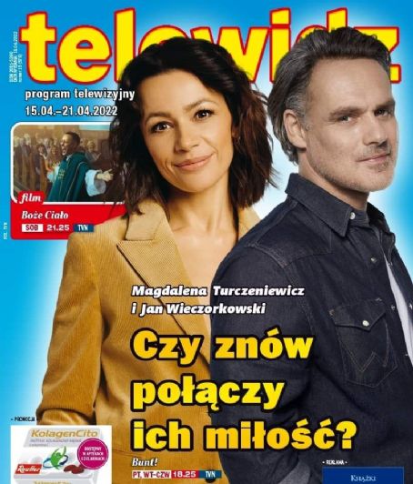 Jan Wieczorkowski Magdalena Turczeniewicz Telewidz Magazine 15 April 2022 Cover Photo Poland 8682