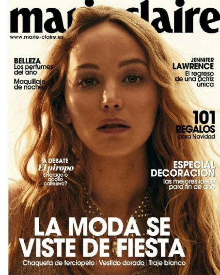 Jennifer Lawrence - Marie Claire Magazine Cover [Spain] (December 2021)