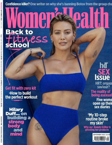 Hilary Duff - Women's Health Magazine Cover [United Kingdom] (September 2022)