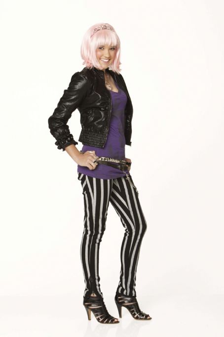 Emily Osment dressed as