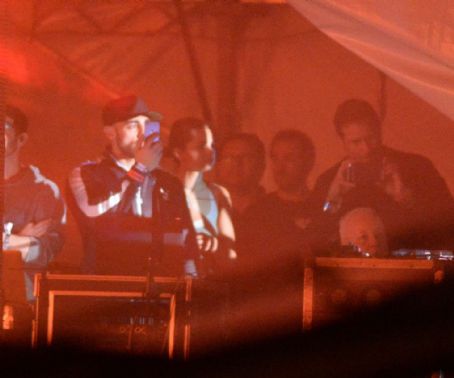 Selena Gomez at The Weeknd show in Sao Paulo