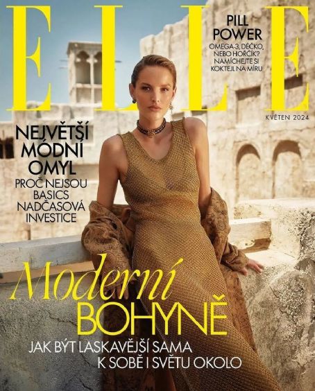 Michaela Kocianova, Elle Magazine May 2024 Cover Photo - Czech Republic