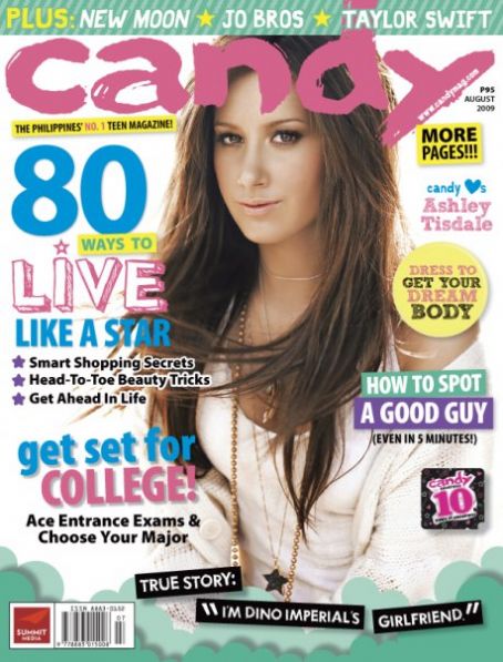 Ashley Tisdale, Candy Magazine August 2009 Cover Photo - Philippines