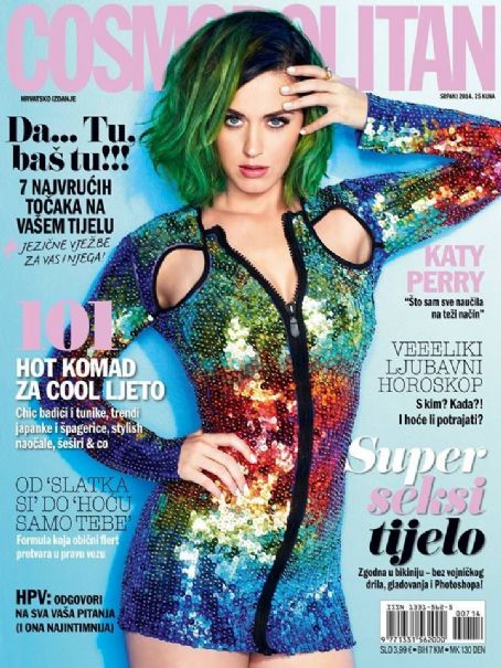 Katy Perry, Cosmopolitan Magazine July 2014 Cover Photo - Croatia