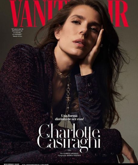 Charlotte Casiraghi, Vanity Fair Magazine November 2023 Cover Photo - Spain