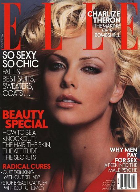 Elle Magazine 01 October 2001 Cover Photo - United States