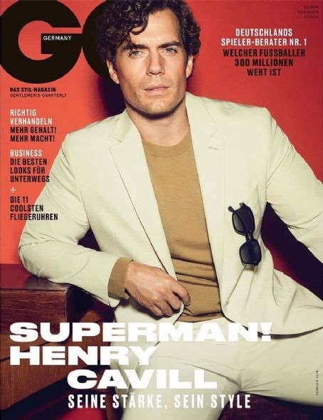 Henry Cavill - GQ Magazine Cover [Germany] (February 2019)