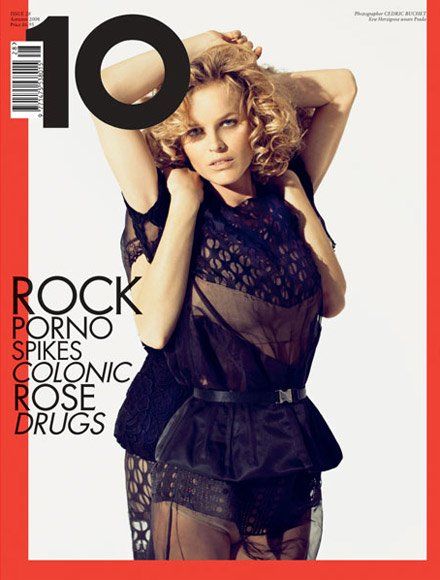 Eva Herzigova 10 Magazine Magazine September 2000 Cover Photo United Kingdom 3367