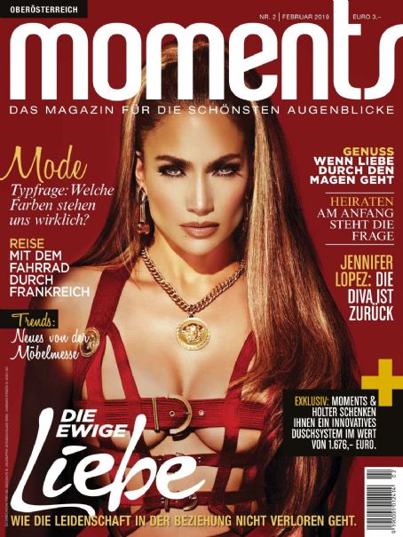 Jennifer Lopez - Moments Kärntnerin Magazine Cover [Austria] (February 2019)