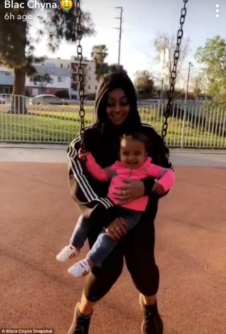 Blac Chyna, King Cairo, and Dream Kardashian Out in Los Angeles, California - January 21, 2018