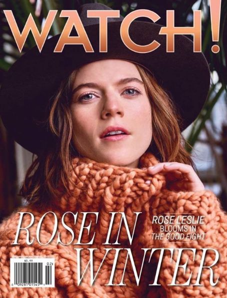 Rose Leslie - Watch Magazine Cover [United States] (January 2018)