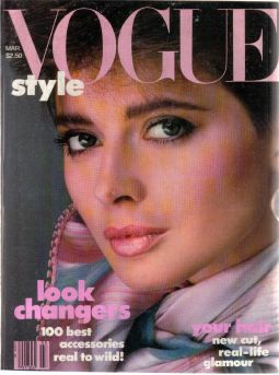 Isabella Rossellini, Vogue Magazine March 1982 Cover Photo - United States