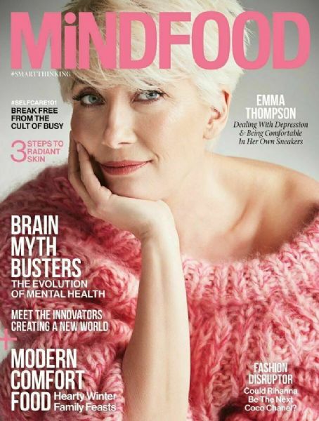 Emma Thompson - MindFood Magazine Cover [Australia] (August 2019)