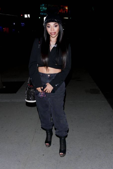 E.B. Wright – With her mother at BOA Steakhouse in West Hollywood ...